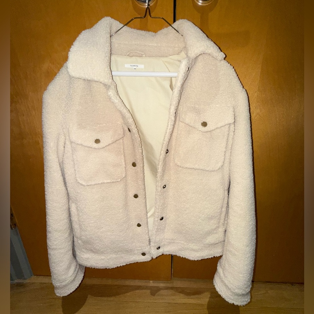 Tularosa Sherpa Jacket in Cream